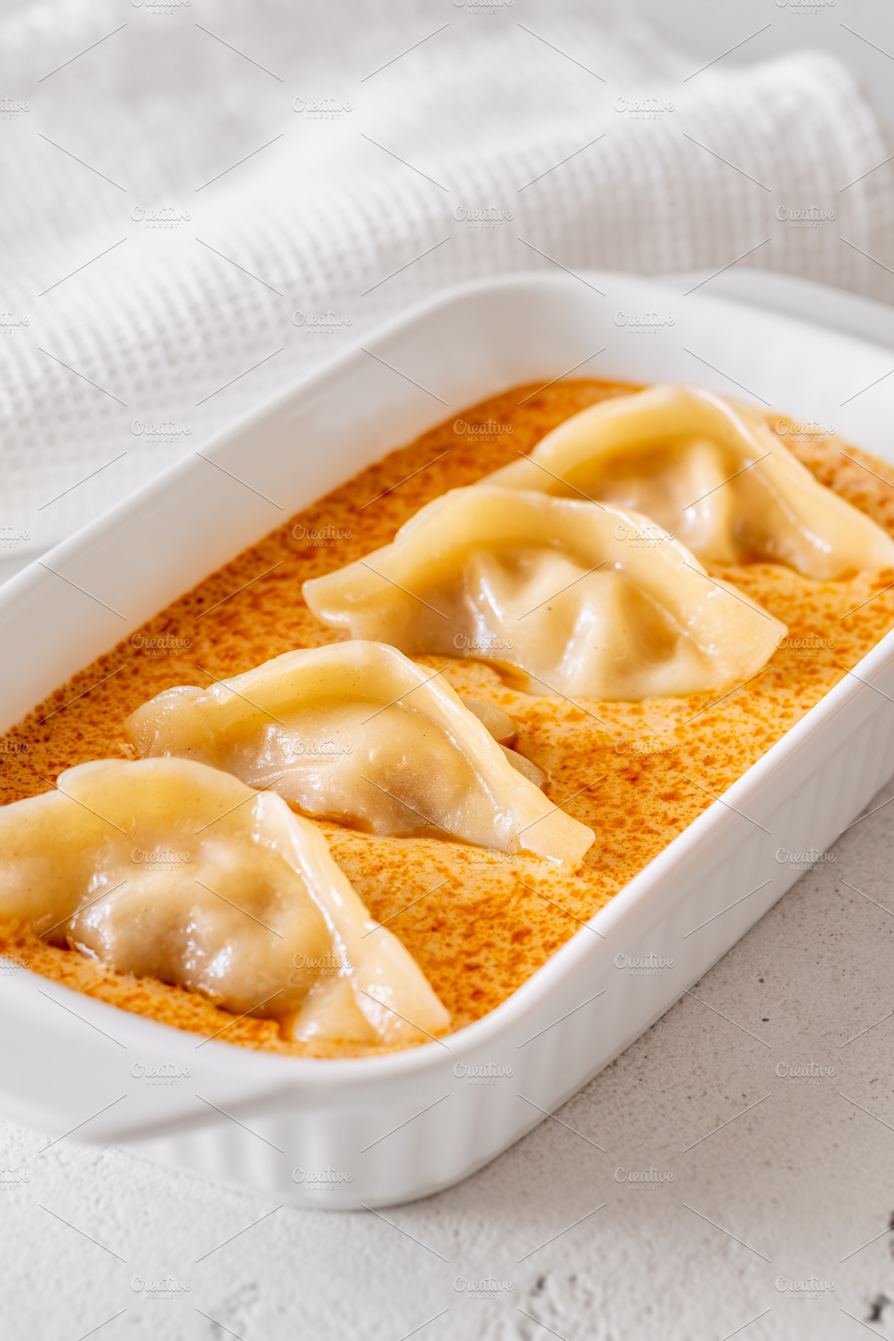 Gyoza dumplings, a Food & Drink Photo by Alexander Prokopenko