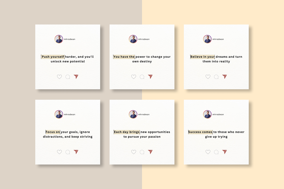 Inspiring Social Media Kits, a Social Media Template by RB Boutique (Photo 3 of 9)