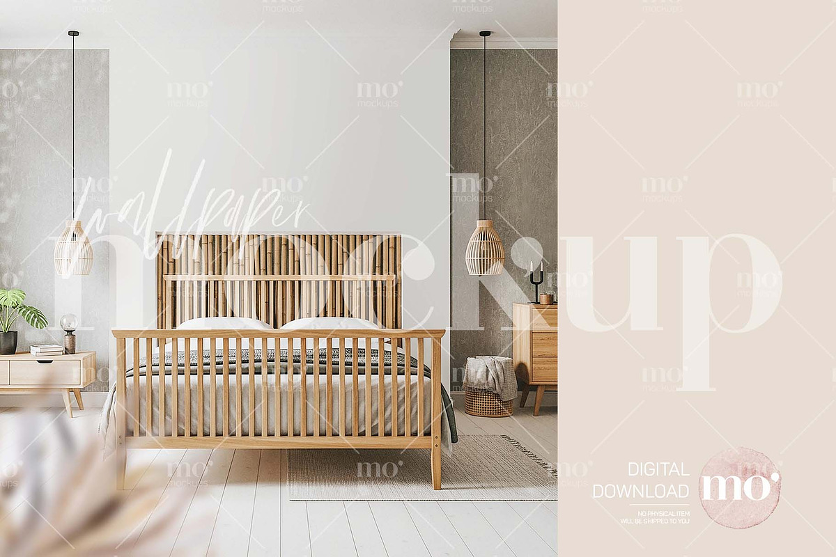 Bedroom Wallpaper Mockup, a Product Mockup by MoMockups (Photo 3 of 7)