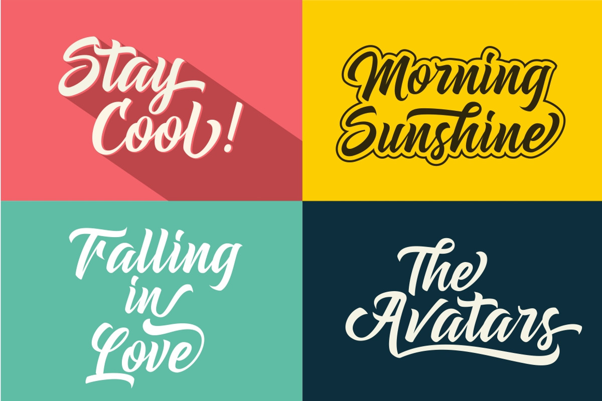 Dear Saturday Font preview 4