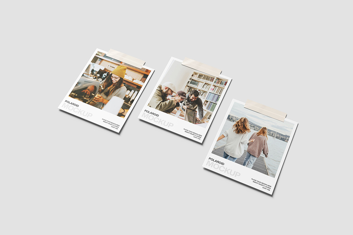 Polaroid Mockup, a Product Mockup by Indah (Photo 4 of 6)