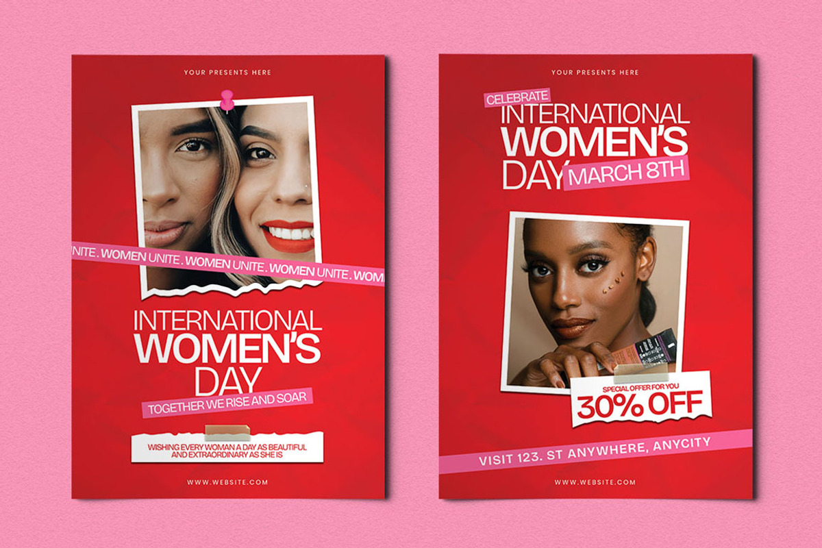 International Women's Day Flyer, a Flyer Template by Attype (Photo 3 of 4)