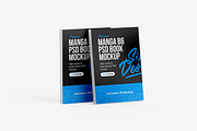 Manga B6 Softcover Book Mockup, a Books & Magazine Mockup by SimplDesign (Thumbnail 9 of 13)