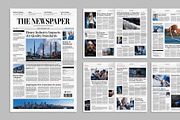 Classic Newspaper Template, a Magazine Template by BrandPacks (Thumbnail 1 of 7)