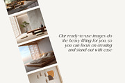 Aesthetic Japandi Home Interiors, an Architecture Photo by HipFonts (Thumbnail 4 of 11)