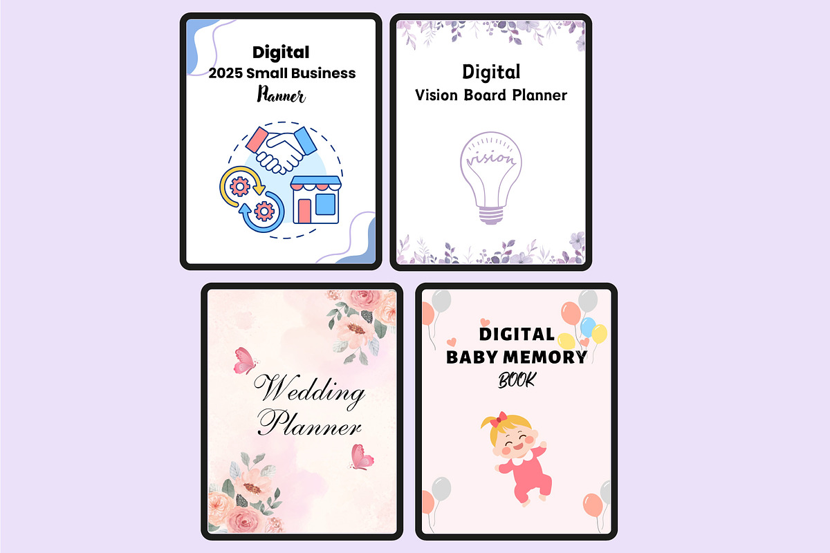 Top Selling Digital Planner, a Stationery Template by Shumaya (Photo 4 of 4)