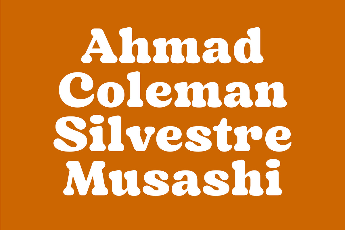 Sorean - Groovy Retro Font, a Serif Font by Grezline Studio (Photo 3 of 13)