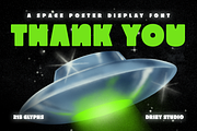Bumps – Space Poster Display Font, a Sans Serif Font by Drizy (Thumbnail 8 of 8)