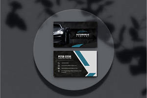 Automobile Company Business Card, a Business Card Template by The Graphic Glow