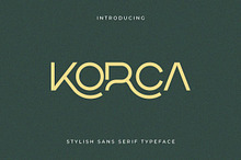Korca – Fashion Geometric Font