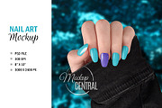 Finger Nail Mockup, Hand Manicure, a Mockup by HaywireMedia & Mockups (Thumbnail 2 of 4)