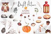 Autumn BUNDLE 8 in 1. Watercolor, an Object Graphic by Ana-Sakuta (Thumbnail 19 of 20)