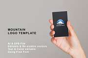 Mountain Logo Template, a Branding & Logo Template by Art Zooted (Thumbnail 3 of 3)