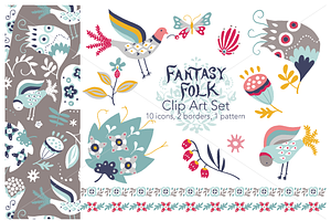 Fantasy Folk - Clip Art Set