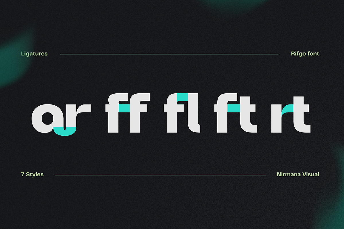 Modern Family Sans Serif - Rifgo, a Sans Serif Font by Nirmana Visual (Photo 6 of 11)