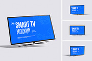 Smart TV Mockup, a Wearable Device Mockup by Pikachudesign (Thumbnail 1 of 5)