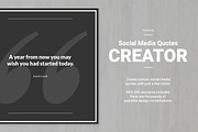 Social Media Quote Creator, a Social Media Template by Web Donut (Thumbnail 3 of 10)