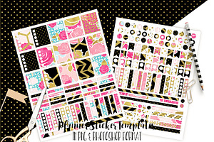 Planner Sticker Templates Photoshop