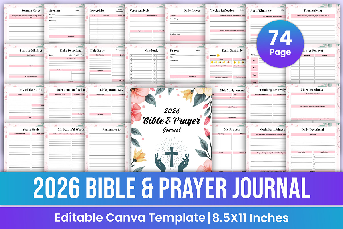 2026 All-in-One Canva Planner Bundle, a Stationery Template by Mustafiz (Photo 6 of 15)