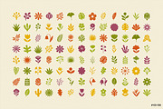 Flora Elements: 208 Botanical Shapes, an Object Graphic by pixelbuddha.net (Thumbnail 4 of 7)