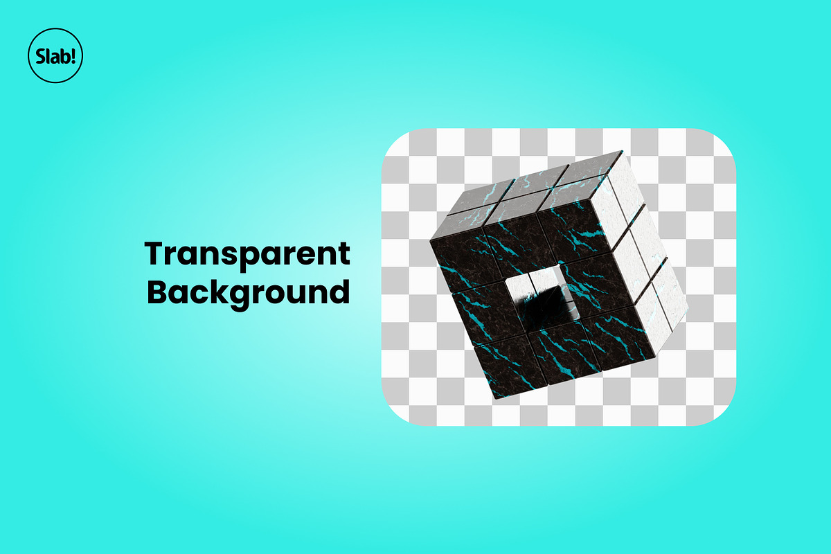 Marble Abstract Shape 3D Icon Set, an Object 3D Model by SLAB! Design (Photo 3 of 4)