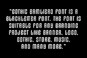 Gothic Bamliero - Blackletter Font, a Blackletter Font by Iqsiart Studio (Thumbnail 6 of 10)