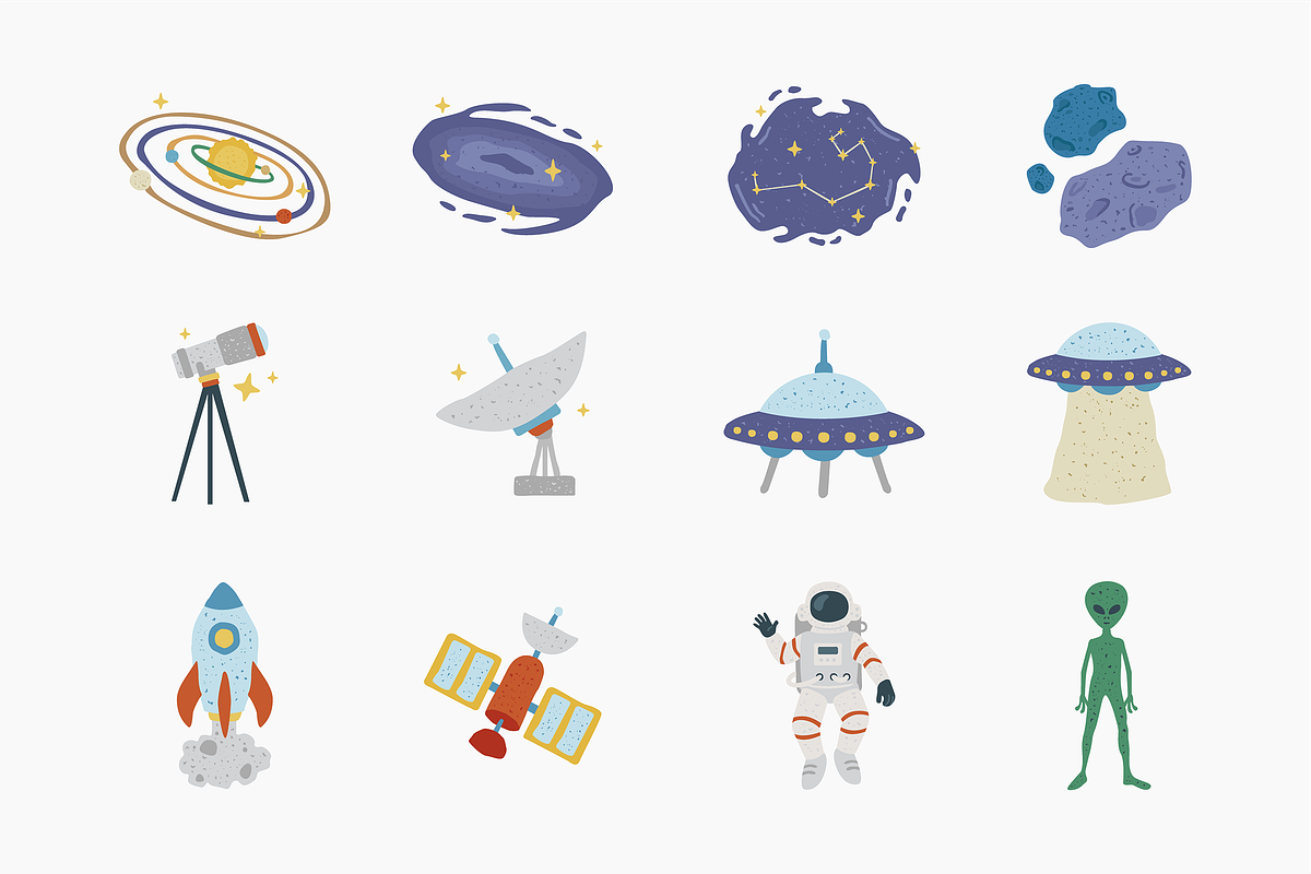 Outer Space Illustration, an Object Graphic by Jump Studio (Photo 4 of 4)