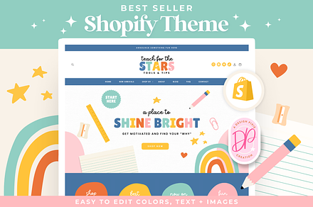 Teacher Shopify Theme, a Shopify Template by Design Pixie