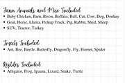 Animal etc Images Super Bundle SVG.., an Object Graphic by ZobaDepot (Thumbnail 3 of 6)