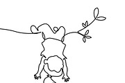 Little children boys girl playing, a Person Illustration by Valenty (Thumbnail 4 of 4)