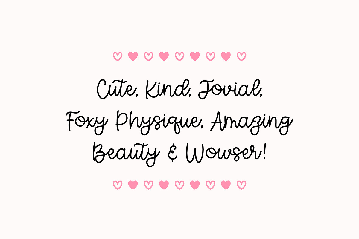 Keen Hand + Letters of Love Font Duo, a Handwritten Font by Miss Tiina (Photo 4 of 5)
