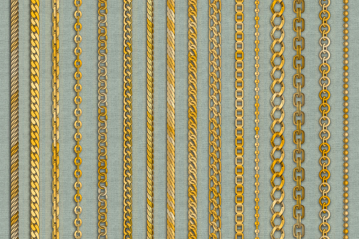 3D Chains Brushes for Procreate, a Brush Add-On by Hanna Inaiáh (Photo 3 of 3)