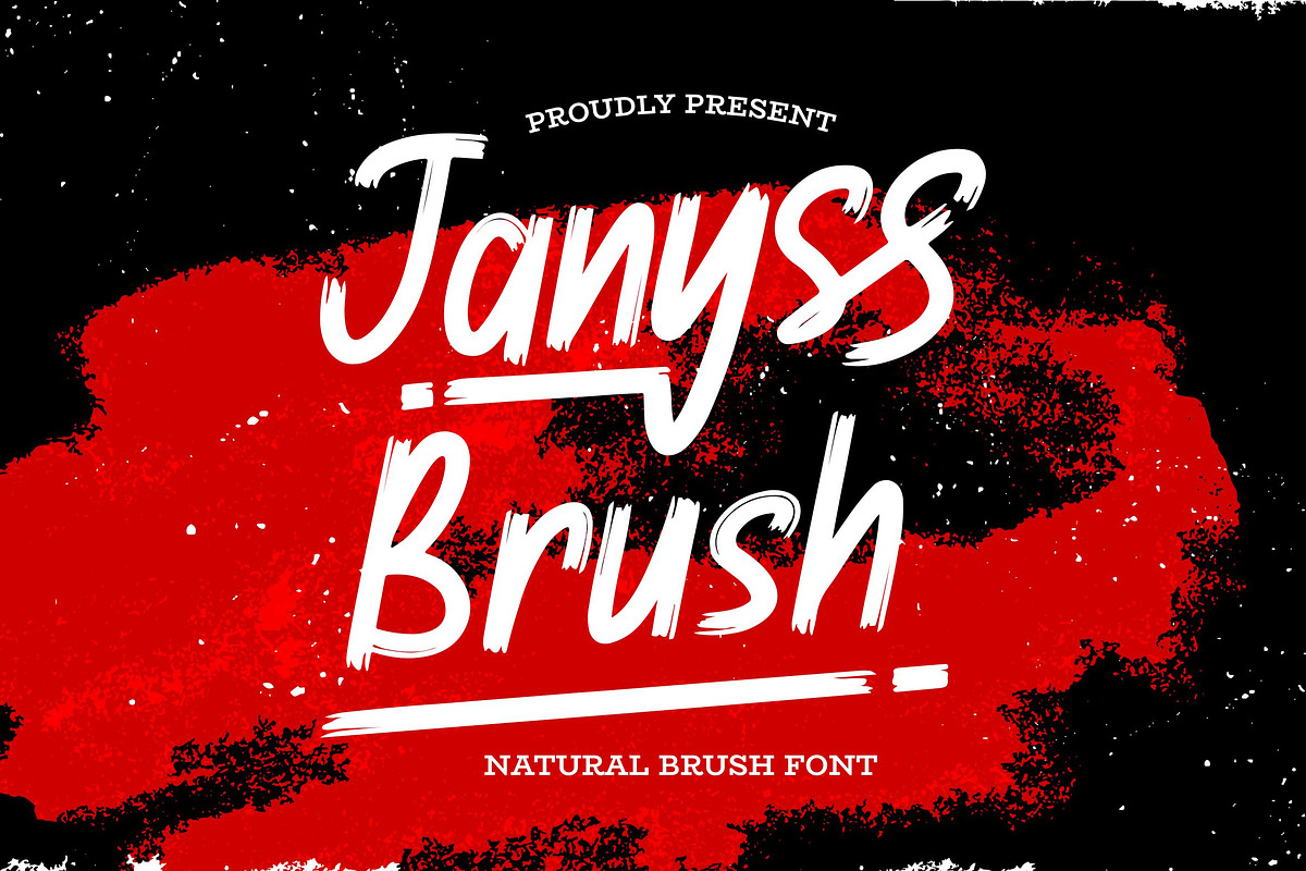 Janyss Brush - Natural Brush Font, a Handwritten Font by StringLabs (Photo 1 of 11)