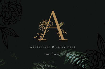 Apothecary Display Font