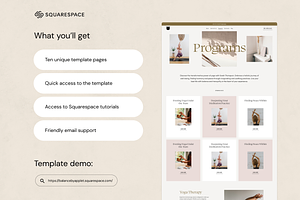 Squarespace Template: Balance