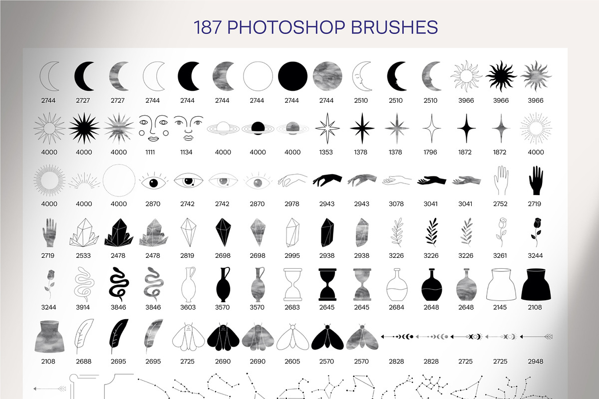 Magic Stamp Brushes for Procreate, a Brush Add-On by NinaFedorova (Photo 6 of 7)
