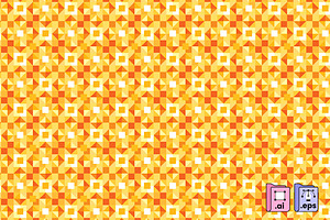 Square Geometric Vector Pattern, a Pattern Graphic by MISS CHATZ