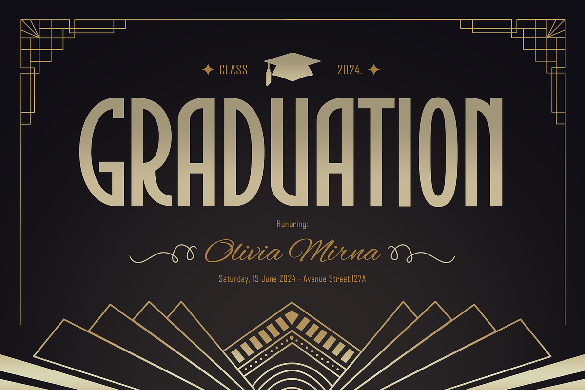Suncor - Art Deco Style Font, a Sans Serif Font by StoricType (Photo 2 of 10)