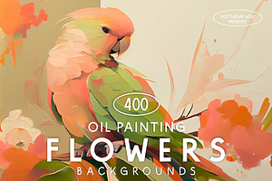 400 Abstract Oil Painting Flowers