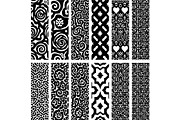 Black Lasercut Panel Bundle, an Object Graphic by Designer_Momina (Thumbnail 13 of 13)