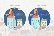 Cute Vector&Watercolor graphics, an Animal Illustration by Eva Katerina (Thumbnail 14 of 21)