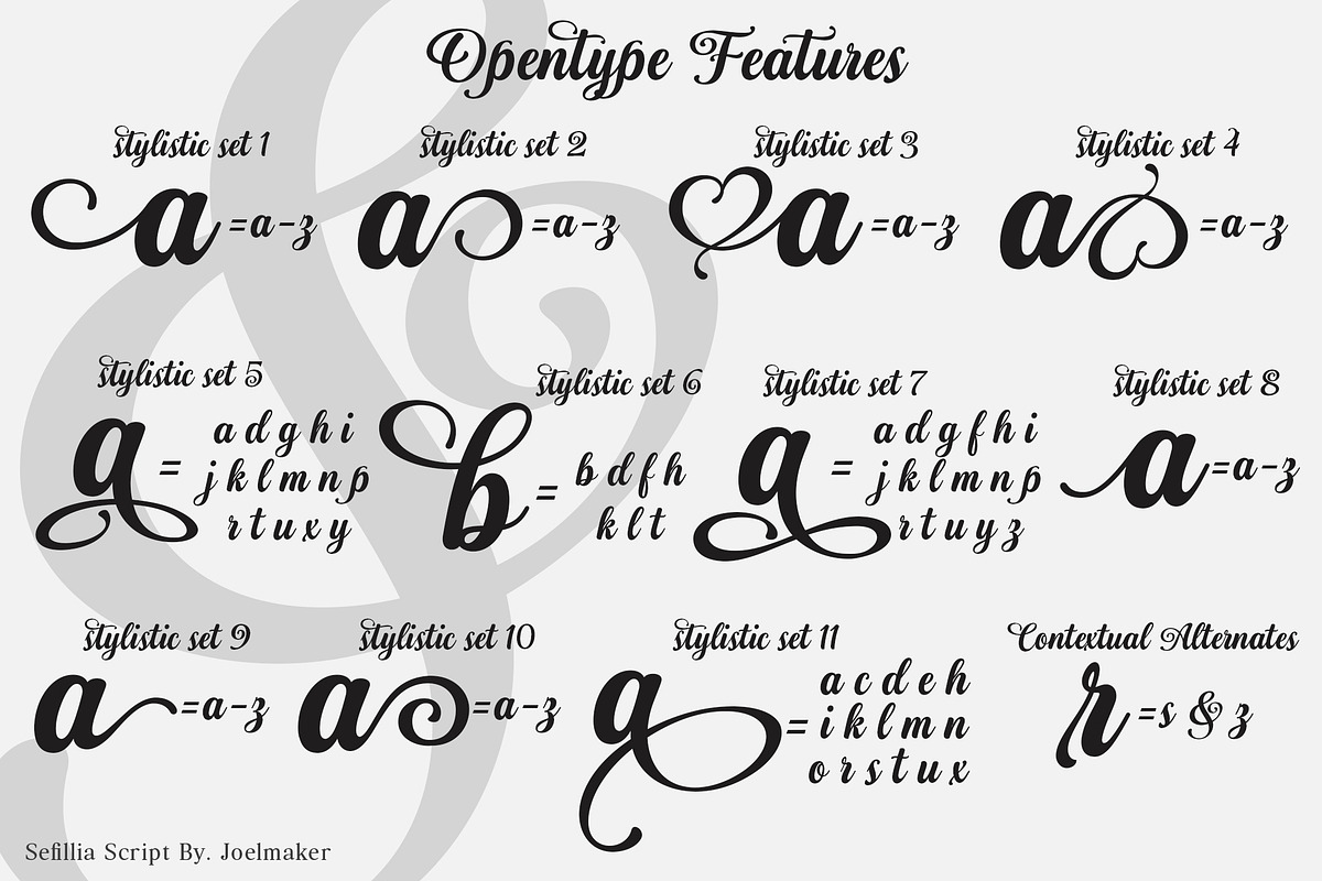Sefillia Script, a Script Font by joelmaker (Photo 7 of 14)