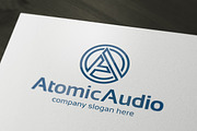 Atomic Audio, a Branding & Logo Template by dm243 (Thumbnail 1 of 3)