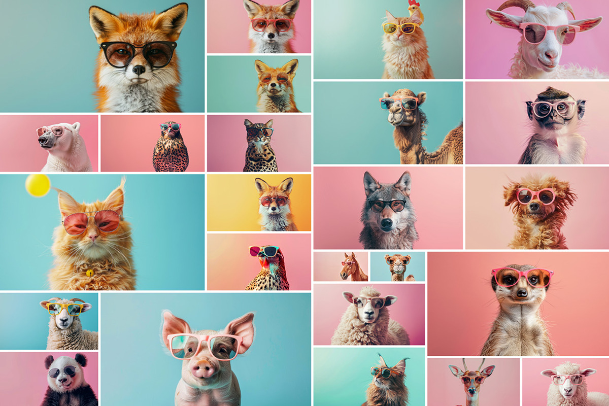 110 Animals in sunglasses, an Animal Photo by Handmadefont (Photo 7 of 18)