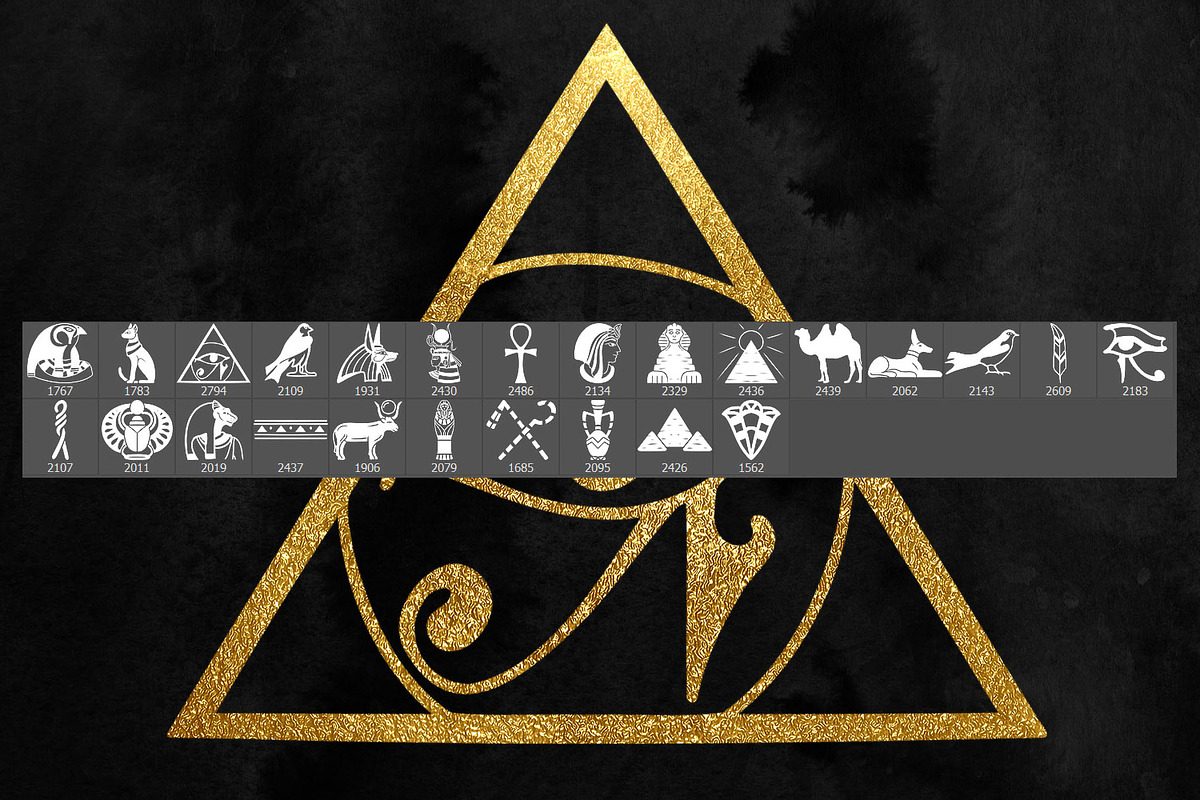 Ancient Egypt Photoshop Brushes, a Brush Add-On by ArtistMef (Photo 2 of 5)