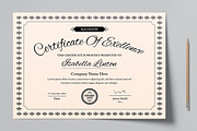 Creative Certificate Design Template, a Stationery Template by MightyDesign (Thumbnail 2 of 6)