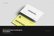 Business Card Mockup 85x55mm, an Advertising Mockup by Toasin Studio (Thumbnail 7 of 7)