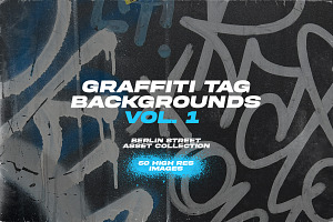 Graffiti Tag Backgrounds Vol. 1