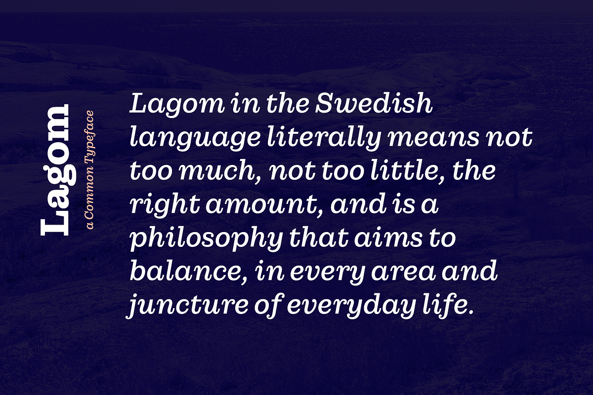Lagom Serif Family INTRO OFFER!, a Serif Font by Fenotype (Photo 6 of 10)