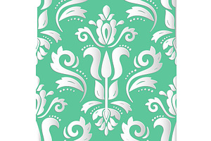 Seamless Vector Oriental Pattern, a Decorative Illustration by FineArtStudio